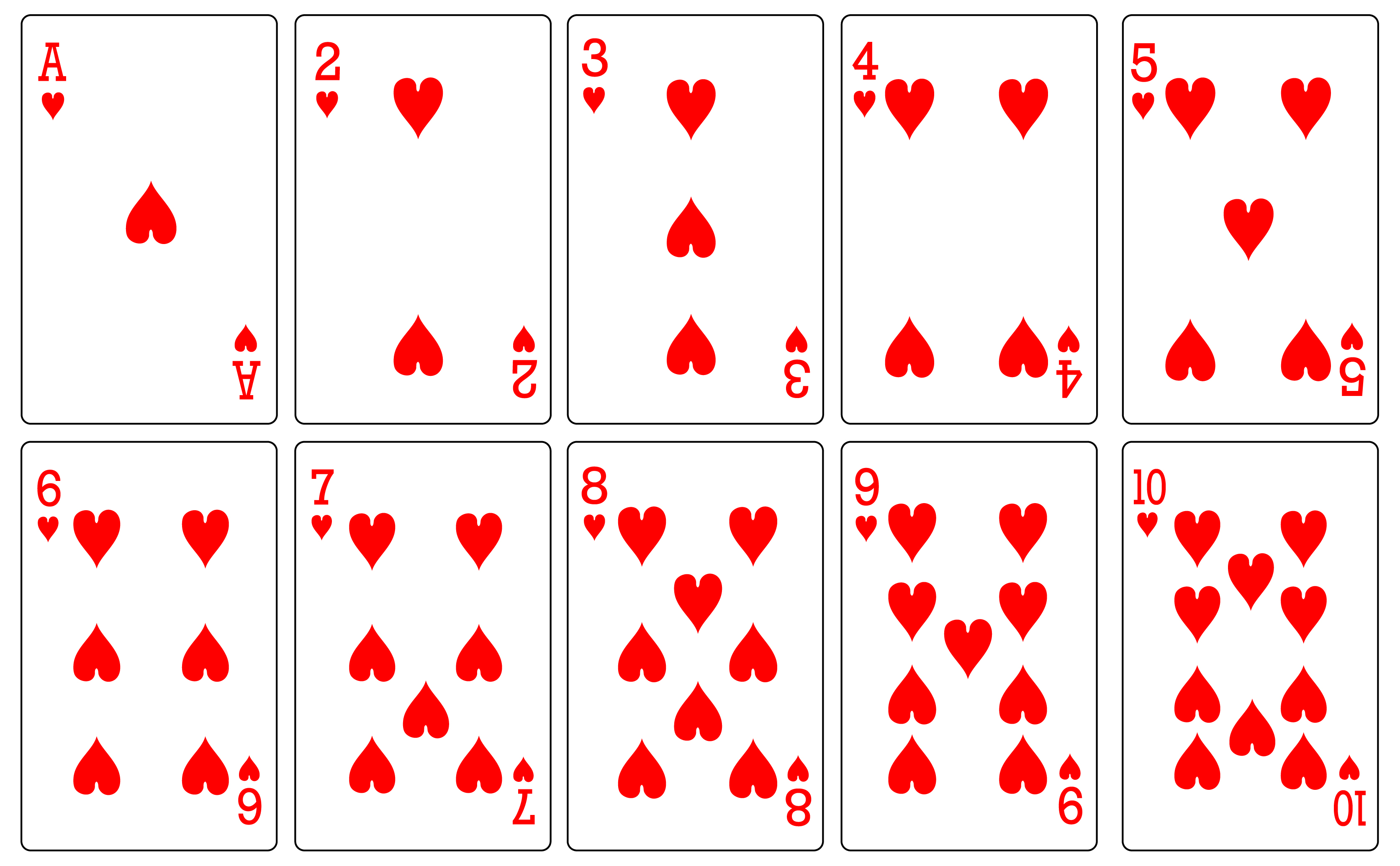 Printable Playing Card Template Free