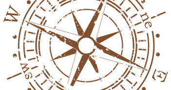 Picture of a compass - north, south, east and west