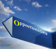 Sign saying opportunities