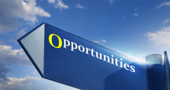 Sign saying opportunities