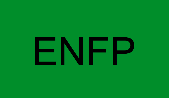 The letters ENFP
