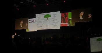 Dr Mee-Yan Cheung-Judge on stage at the CIPD conference 2018