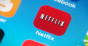 Netflix icon on a screen