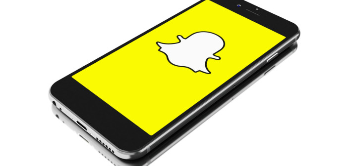 Snapchat on a mobile phone