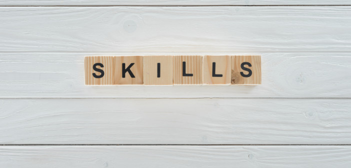 The word 'skills'