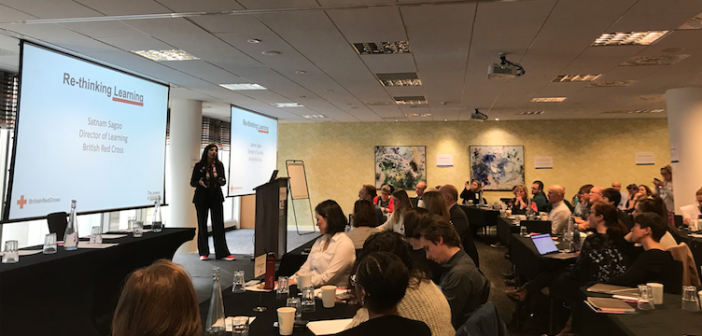 Satnam Sagoo talking at the Charity Learning Consortium 2019