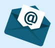 Email marketing design over white background,