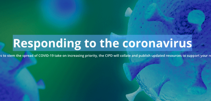 CIPD Corona virus hub page