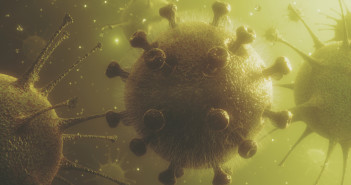 Coronavirus 2019 - ncov flu infection -- 3D illustration