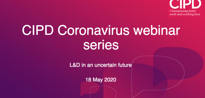 L&D in an uncertain future webinar screenshot