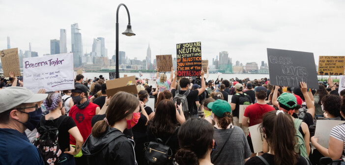 Black Lives Matter Peaceful Protest in Hoboken, New Jersey